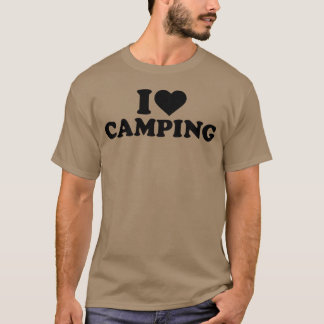 ik hou van kamperen witte cadeau t-shirt
