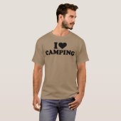 ik hou van kamperen witte cadeau t-shirt (Voorkant volledig)