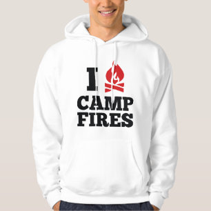 Ik hou van kampvuren hoodie