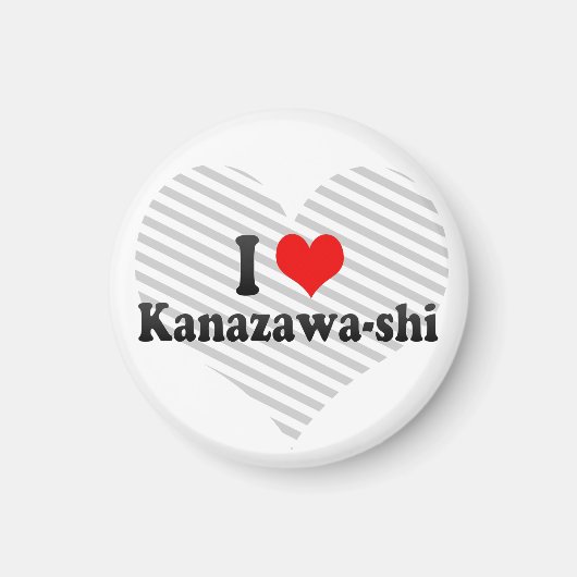 Ik hou van Kanazawa-shi, Japan Magneet (Voorkant)