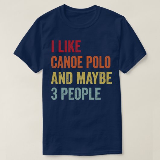 Ik hou van kano polo misschien 3 mensen (Design voorkant)