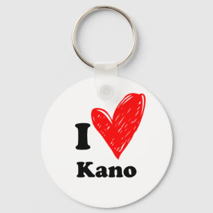 Ik hou van Kano Sleutelhanger
