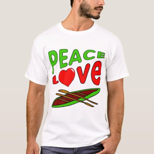 Ik hou van kano t-shirt (Voorkant)
