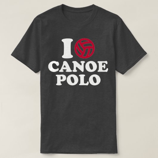 Ik hou van kanoe polo (Design voorkant)