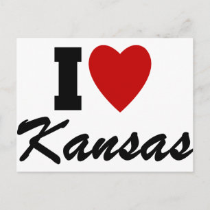 Ik hou van Kansas Briefkaart