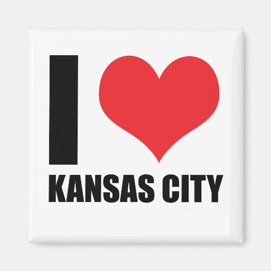 Ik hou van Kansas City Magneet (Voorkant)
