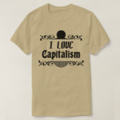 Ik hou van kapitalisme 1 t-shirt (Design voorkant)