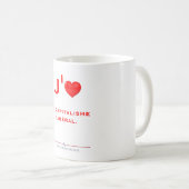Ik hou van kapitalisme koffiemok (Voorkant rechts)