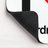 ik hou van kappers muismat (Hoek)