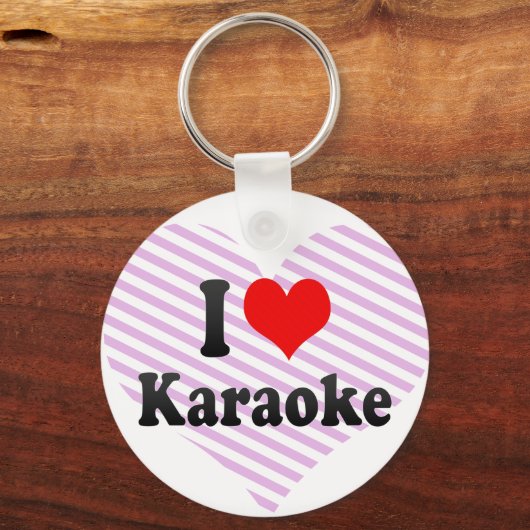 Ik hou van Karaoke Sleutelhanger (Voorkant)