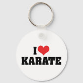 Ik hou van Karate Sleutelhanger (Voorkant)