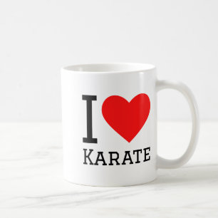 Ik hou van Karate T-shirt  Koffiemok