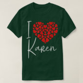 Ik hou van Karen Funny Sarcastic Karen Meme Sarcas T-shirt (Design voorkant)