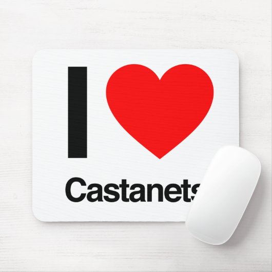 ik hou van kastanjes muismat (Met muis)