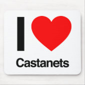 ik hou van kastanjes muismat (Voorkant)