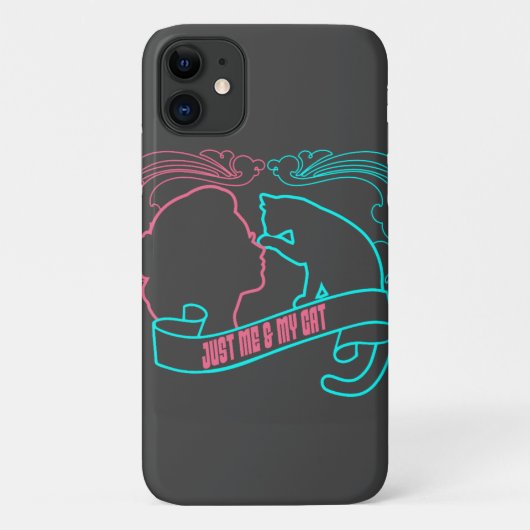Ik hou van kat, alleen van mij en mijn kat Case-Mate iPhone case (Achterkant)