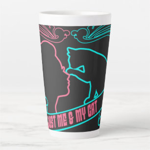 Ik hou van kat, alleen van mij en mijn kat latte mok