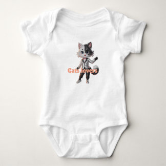 Ik hou van kat romper