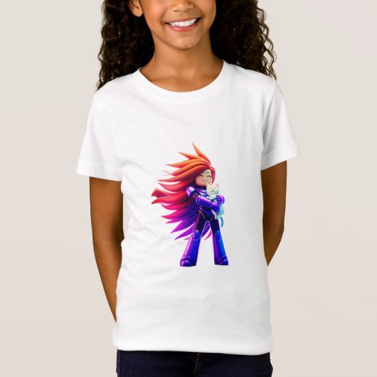 Ik hou van kat t-shirt (Voorkant)
