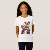 Ik hou van kat t-shirt (Voorkant volledig)