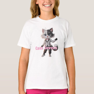 Ik hou van kat t-shirt