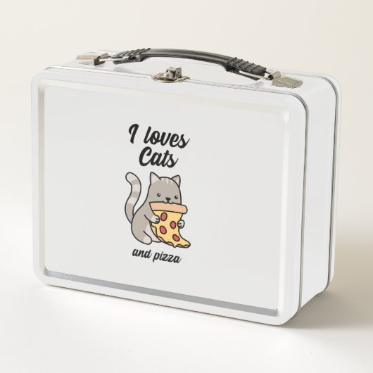 Ik hou van kat van katten en pizza's. (Voorkant)