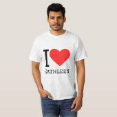 Ik hou van Kathleen T-shirt (Voorkant volledig)