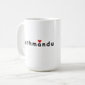 Ik hou van Kathmandu Nepal Koffiemok (Voorkant links)