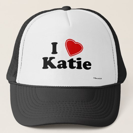 Ik hou van Katie Trucker Pet (Voorkant)
