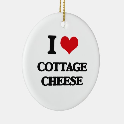 Ik hou van Katoen Keramisch Ornament (Rechts)