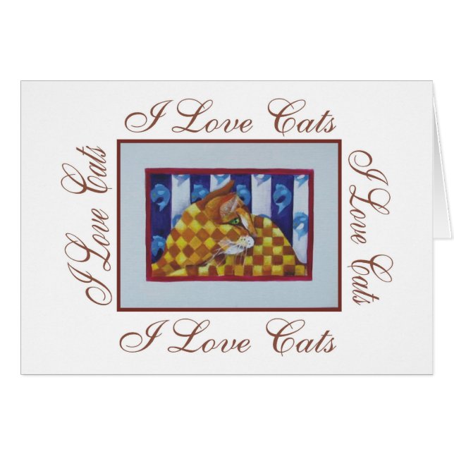 ik hou van katten (Voorkant Horizontaal)