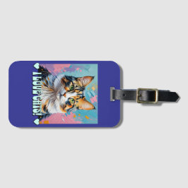 Ik hou van katten! bagagelabel