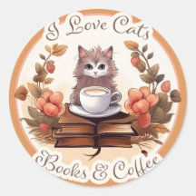 Ik hou van katten, boeken en koffie