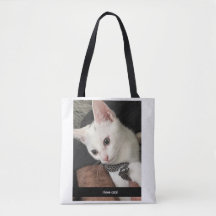 Ik hou van katten boodschappentas. Ik haat mensen