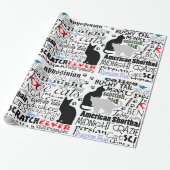Ik hou van katten cadeaupapier (Uitgerold)