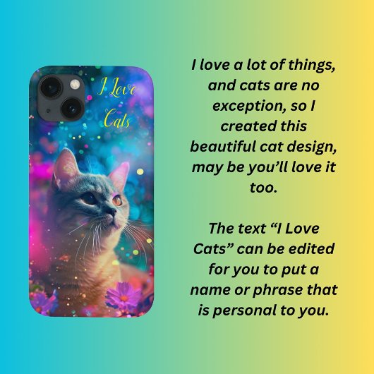 Ik hou van katten Case-Mate iPhone case