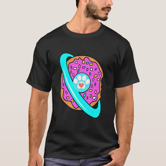 Ik hou van katten Donut Sprinkles Floaty Summer Sw T-shirt (Voorkant)