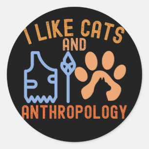Ik Hou van Katten en Antropologie, Antropologie Ci Ronde Sticker