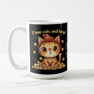 Ik hou van katten en Bingo Perfect Combo Bingo Lie Koffiemok