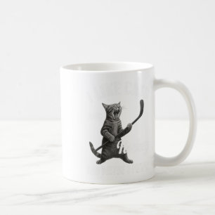 Ik Hou Van Katten En Hockey Misschien 3 Mensen Gra Koffiemok