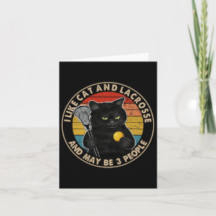 Ik hou van katten en lacrosse en misschien 3 mense kaart