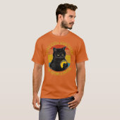 Ik hou van katten en taco's en misschien 3 mensen t-shirt (Voorkant volledig)