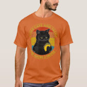 Ik hou van katten en taco's en misschien 3 mensen t-shirt (Voorkant)