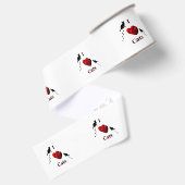 Ik hou van katten grosgrain lint (Achterkant)
