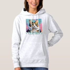 Ik hou van katten! hoodie