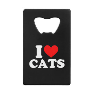 Ik Hou van Katten - Ik Hou van Katten Ik Hou van K Creditkaart Flessenopener