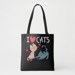 Ik hou van katten - Ik hou van Kittens Tote Bag
