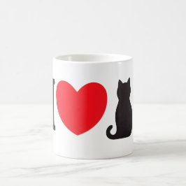 Ik hou van katten koffiemok