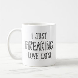 Ik hou van katten koffiemok