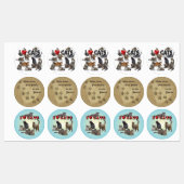 Ik hou van katten labels (Vel)